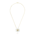18K Van Cleef & Arpels Rose De Noël Clip Pendant Necklace