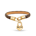 18K Louis Crazy In Lock Charm Bracelet