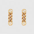 18K GUCCI GG Chain Earrings