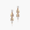 18K T Victoria Vine Convertible Drop Earrings